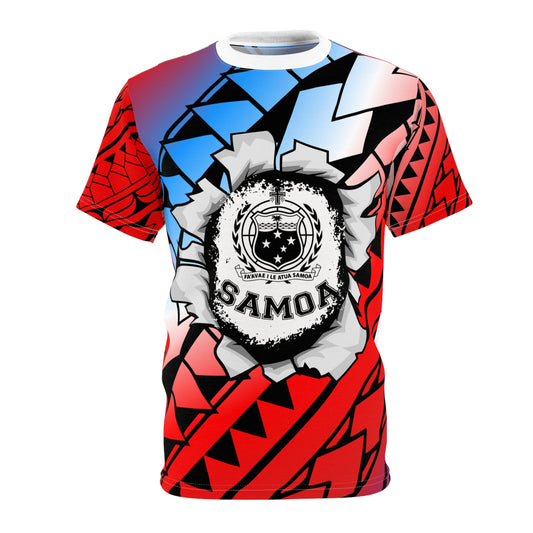 Samoa | Tapa | Masi | Siapo | Pasifika Design | Unisex Tee | All Over Print